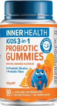 Inner+Health+Kids+3-in-1+Probiotic+50+Gummies%2A