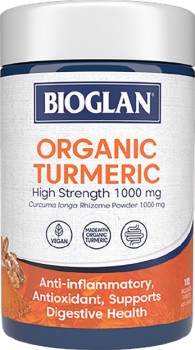 Bioglan+Organic+Turmeric+High+Strength+1000mg+100+Tablets%2A