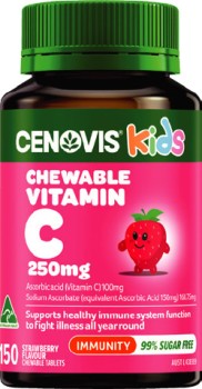 Cenovis+Chewable+Vitamin+C+Strawberry+1000mg+60+Tablets%2A