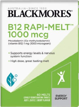 Blackmores+B12+Rapi-Melt+1000mcg+60+Tablets%2A