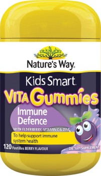 Nature%26rsquo%3Bs+Way+Kids+Smart+Vita+Gummies+Immune+Defence+120+Pack%2A