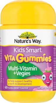 Nature%26rsquo%3Bs+Way+Kids+Smart+Vita+Gummies+Multi-Vitamin+%2B+Vegies+60+Pack%2A