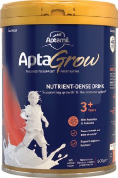 AptaGrow+Nutrient-Dense+Milk+Drink+3%2B+Year+900g%26pound%3B