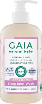 GAIA+Natural+Baby+Sleeptime+Wash+500mL