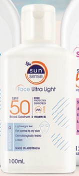 Ego+Sunsense+Face+Ultra+Light+SPF50%2B100mL%26Omega%3B