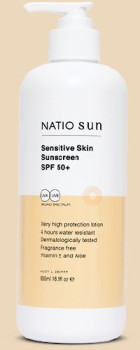 Natio+Sun+Sensitive+Skin+Sunscreen+SPF+50%2B+500mL%26Omega%3B