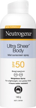 Neutrogena+Ultra+Sheer+Body+Mist+SPF+50+140g%26Omega%3B