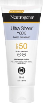 Neutrogena+Ultra+Sheer+Face+Lotion+SPF+50+88mL%26Omega%3B