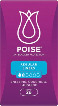 Poise+Liners+Regular+26+Pack