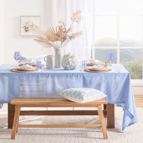 Pelham+Light+Blue+Cotton+Table+Linen+Range+by+Habitat