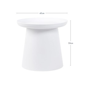 Airlie+White+Outdoor+Side+Table+by+Pillow+Talk