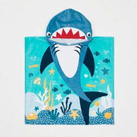 Sea+Adventures+Shark+Kids+Hooded+Beach+Towel+by+Pillow+Talk