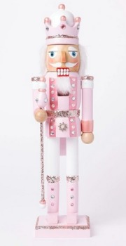 Luxe-Wooden-Glittered-Nutcracker on sale