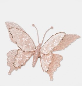 Luxe-Lace-Glitter-Butterfly-Clip on sale