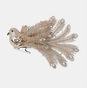 Luxe+Bejewelled+Glitter+Bird+Clip