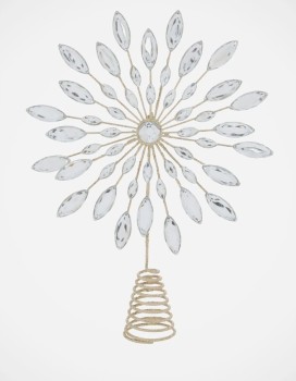 Myer-Giftorium-Luxe-Faux-Gems-and-Glitter-Snowflake-Tree-Topper on sale