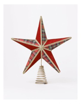 Myer+Giftorium+Heirloom+Tartan+Star+Tree+Topper