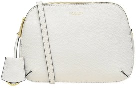 Radley+Duke+Place+Zip+Top+Crossbody+Bag+in+Chalk