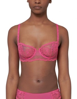 Simone+P%26eacute%3Br%26egrave%3Ble+Intrigue+in+Disco+Pink+Half+Cup+Bra