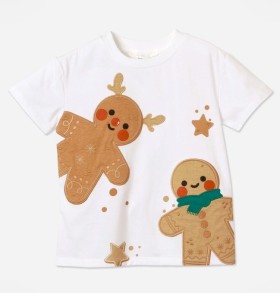 Myer-Giftorium-Boys-Gingerbread-Man-Christmas-Tee on sale