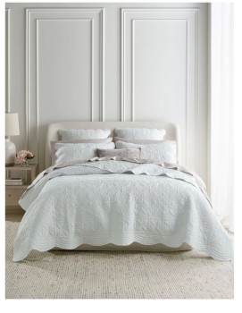 Heritage+Sienna+Quilted+Cotton+Coverlet