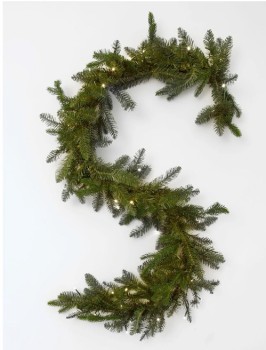 Myer+Giftorium+Heirloom+Fraser+Fir+Pre-Lit+Garland+180cm