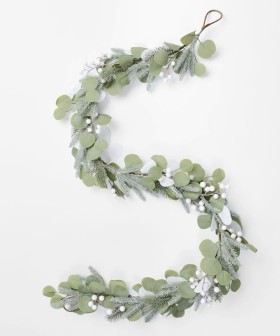 Australian-House-Garden-Eucalyptus-Glittered-Faux-Eucalyptus-Leaves-and-Berries-Garland-180cm on sale