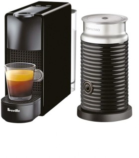 Nespresso+by+Breville+Essenza+Mini+%26amp%3B+Milk+Capsule+Coffee+Machine+in+Black