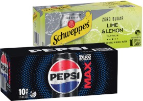 Pepsi%2C+Solo+or+Schweppes+Infused+Natural+Water+10x375mL+Selected+Varieties