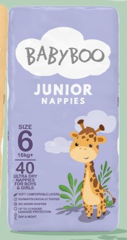 Baby+Boo+Junior+Nappies+Size+6+40+Pack