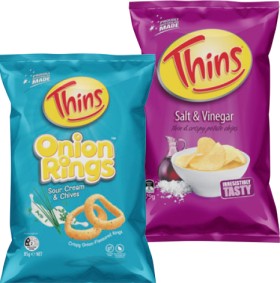 Thins+Chips+150-175g+or+Onion+Rings+85g+Selected+Varieties