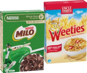 Nestl%26eacute%3B+Milo+Cereals+330-350g%2C+Cini+Minis+Churros+360g%2C+Uncle+Tobys+Weeties+510g+or+Cheerios+Original+320g+Selected+Varieties