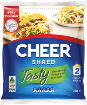 Cheer+Tasty+Shredded+Cheese+250g