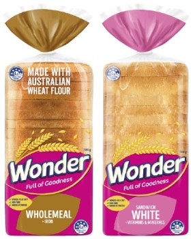 Wonder+White+or+Wholemeal+Bread+680-700g+Selected+Varieties