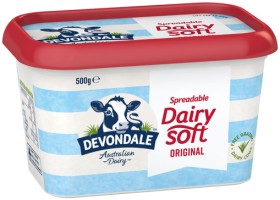 Devondale+Spreadable+Butter+500g+Selected+Varieties