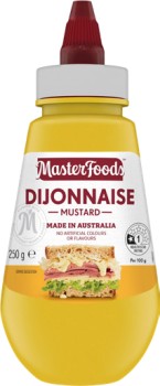 MasterFoods+Squeezy+Mustard+250%E2%80%91275g+Selected+Varieties