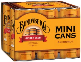 Bundaberg+Mini+Cans+6x200mL+Selected+Varieties