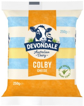 Devondale+Tasty+or+Colby+Cheese+Block+250g