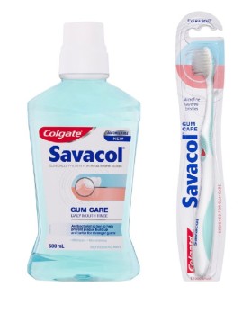 NEW+Colgate+Savacol+Gum+Care+Extra+Soft+Toothbrush+Pack+of+12