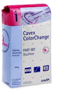 W9+Cavex+Colour+Change+Alginate+500g+Fast+Set