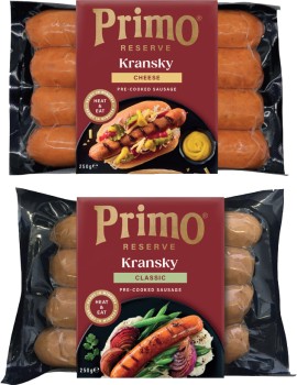 Primo+Reserve+Classic+or+Cheese+Kransky+250g