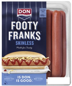 Don+Skinless+Footy+Franks+600g