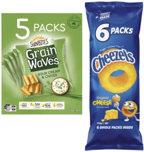 Cheezels+or+Parkers+Pretzels+6+Pack+or+Grain+Waves+5+Pack