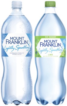 Mt+Franklin+Lightly+Sparkling+Water+1.25+Litre