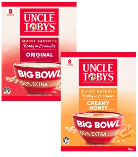 Uncle+Tobys+Big+Bowl+Oat+Sachet+368g