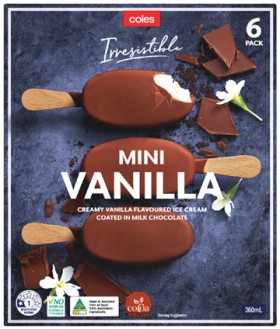 Coles+Irresistible+Ice+Cream+Mini+6+Pack+360mL