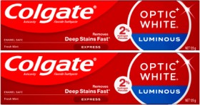 Colgate+Optic+White+Express+Luminous+125g