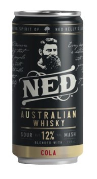 Ned+Australian+Whisky+%26amp%3B+Cola+12%25+Cans+4x200mL