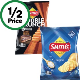 Smith%26%23039%3Bs+Crinkle+Cut+Potato+Chips+150-170g+or+Smith%26%23039%3Bs+Double+Crunch+150g