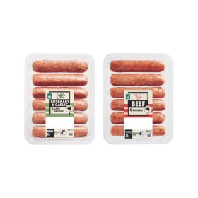 NEW+Woolworths+Beef%2C+Pork%2C+Lamb+or+Chicken+Sausage+Varieties+505g+Pk+6